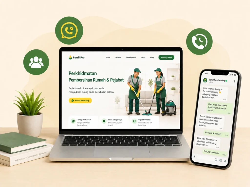 Website untuk bisnes kecil